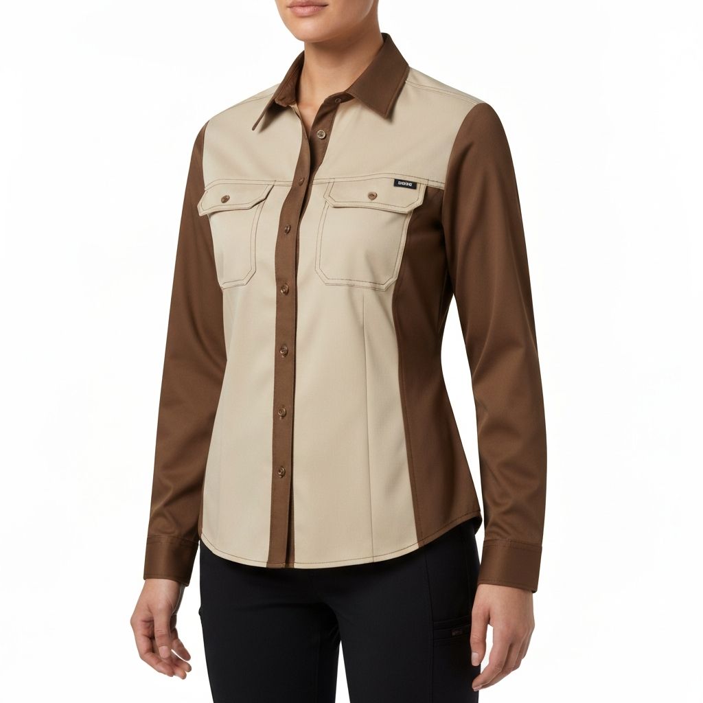 Kemeja Profesional Beige
